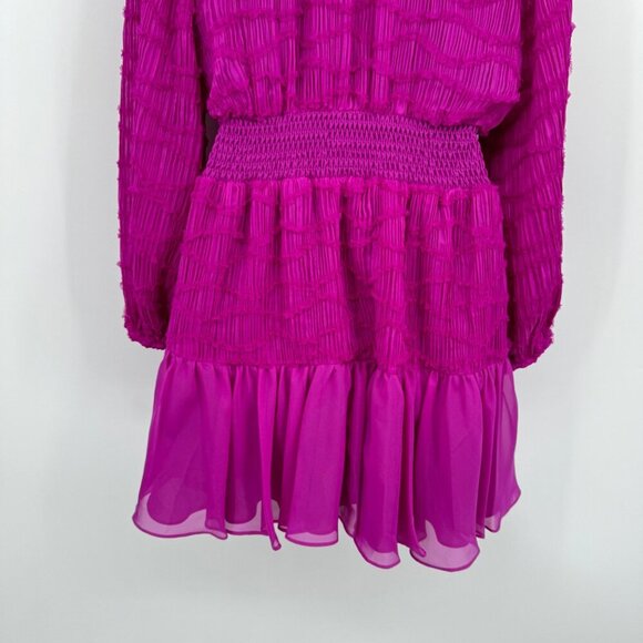Monique Lhuillier Women's Purple pink fuschia Dress - Picture 9 of 15